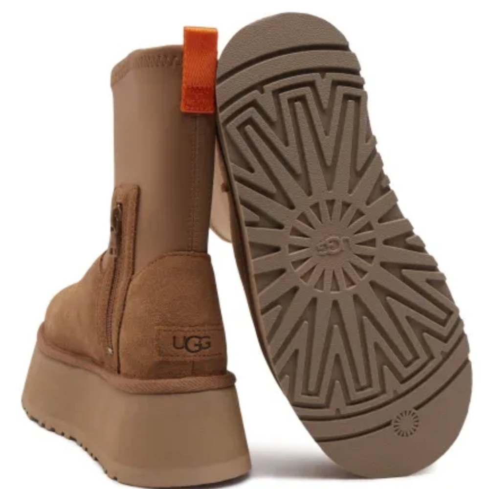 UGG Women's Classic Dipper Suede Neoprene Platform Boots Size 9 NWOT MSRP $170 - Picture 4 of 11